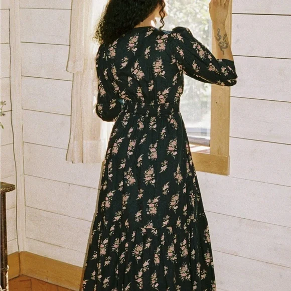 RESERVED Christy Dawn Brigitte Dress - Night Bouquet NWT - Picture 6 of 7